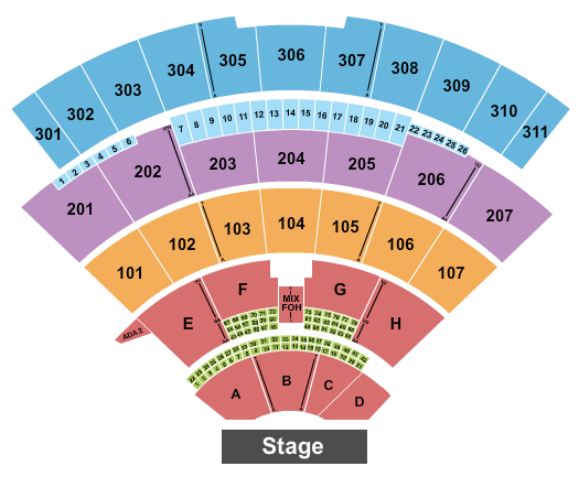 Jones Beach Theater Kidz Bop Seating Chart